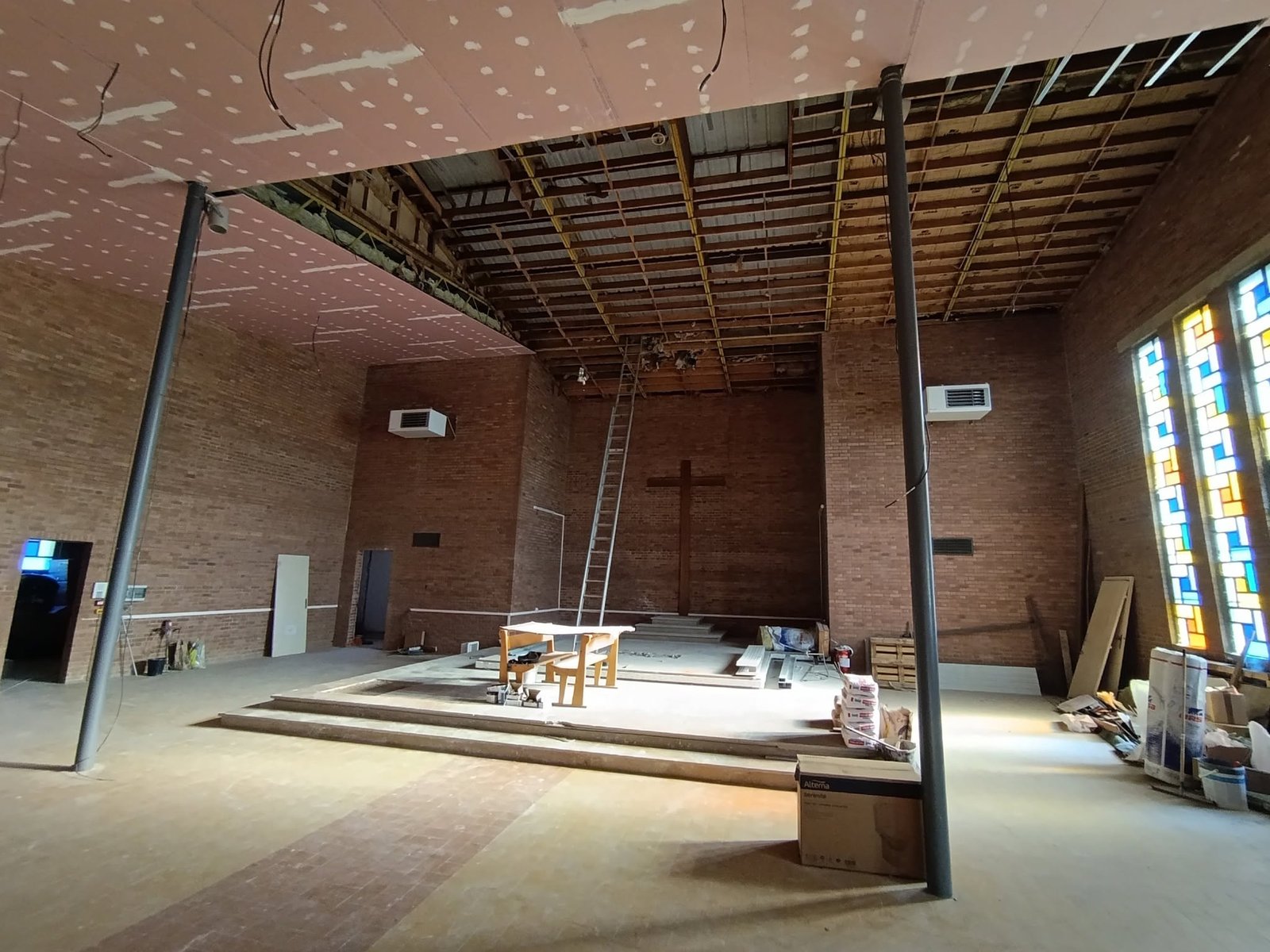 Travaux de rénovation de l'église
